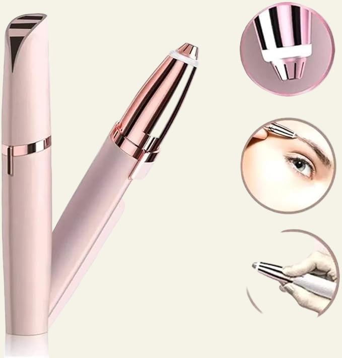 Caneta Depiladora e Aparadora Elétrica Recarregável USB – Portátil
