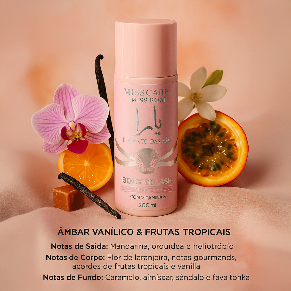 Body Splash Feminino Encanto das Asas 200ml