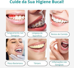 Irrigador Oral Bucal 3 Jatos Portátil  Recarregável Usb 220ml