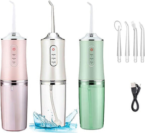 Irrigador Oral Bucal 3 Jatos Portátil  Recarregável Usb 220ml