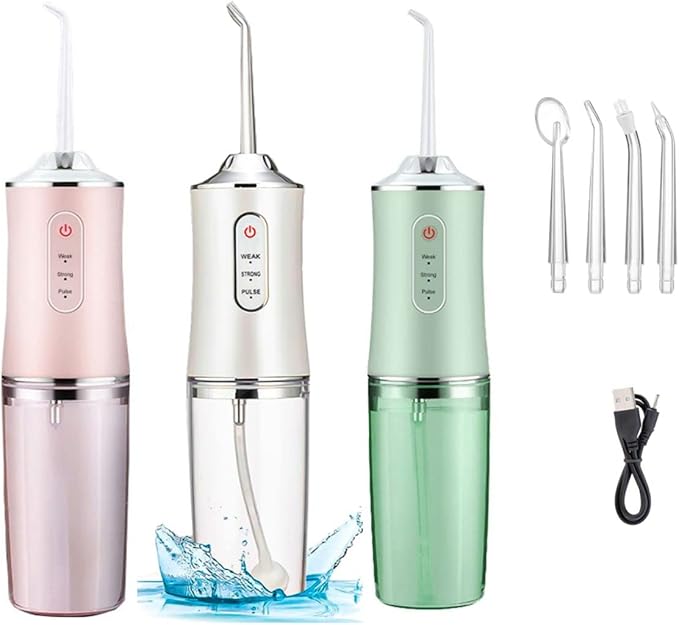 Irrigador Oral Bucal 3 Jatos Portátil  Recarregável Usb 220ml