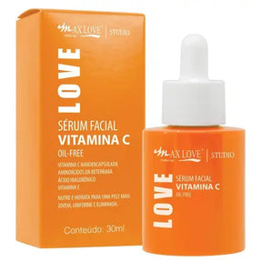Kit c/ 3 Sérum Max Love Vitamina C + Sérum 3 em 1 + Sérum Rosa Mosqueta