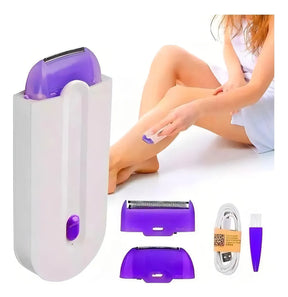 Depilador elétrico feminino sem fio